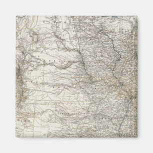 Karte der USA Magnet