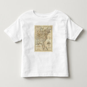 Karte der Vereinigten Staaten 3 Kleinkind T-shirt