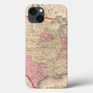 Karte der Vereinigten Staaten 5 iPhone 13 Hülle