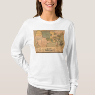 Karte der Vereinigten Staaten mit George T-Shirt