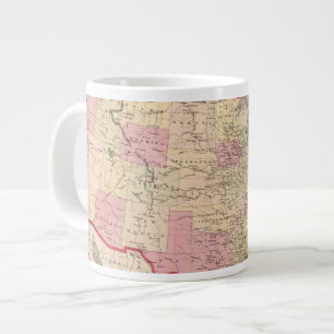 Karte der Vereinten Staaten 5 Jumbo-Tasse