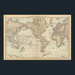 Karte der Welt 2 Poster<br><div class="desc">Karte der Welt. Von Rand McNally und Company (187). Veröffentlicht von ''Chicago: Rand McNally''.</div>