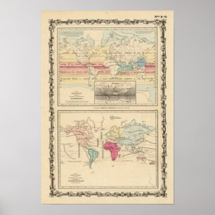 Karte der Welt 2 Poster
