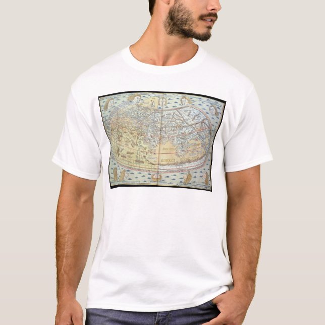 Karte der Welt 2 T-Shirt (Vorderseite)