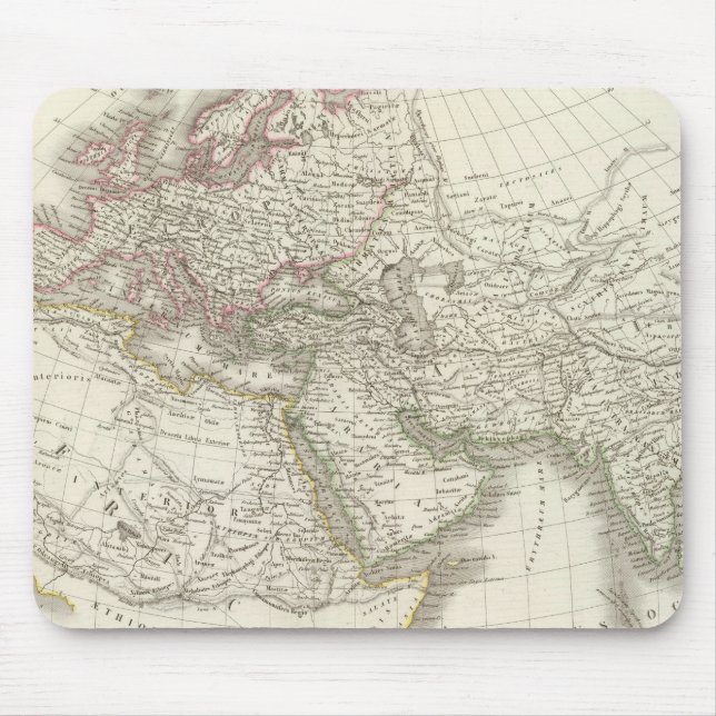 Karte der Welt bekannt für die Alten Mousepad (Vorne)