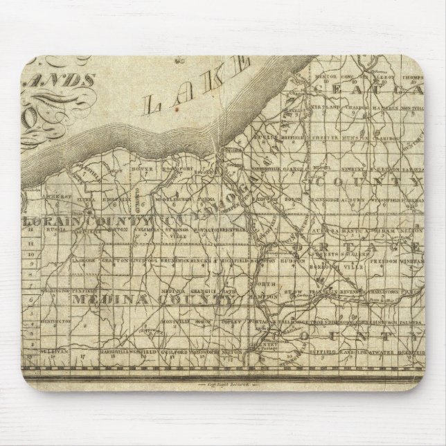 Karte der Western Reserve Mousepad (Vorne)