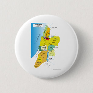 Karte der zwölf Stämme Israels von 1200 bis 1050 Button
