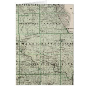 Karte des Allamakee-Landkreises