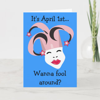 Karte des Aprilscherzes Tages