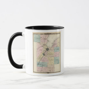 Karte des braunen Landkreises, Staat von Wisconsin Tasse