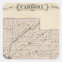 Karte des Carroll Landkreises
