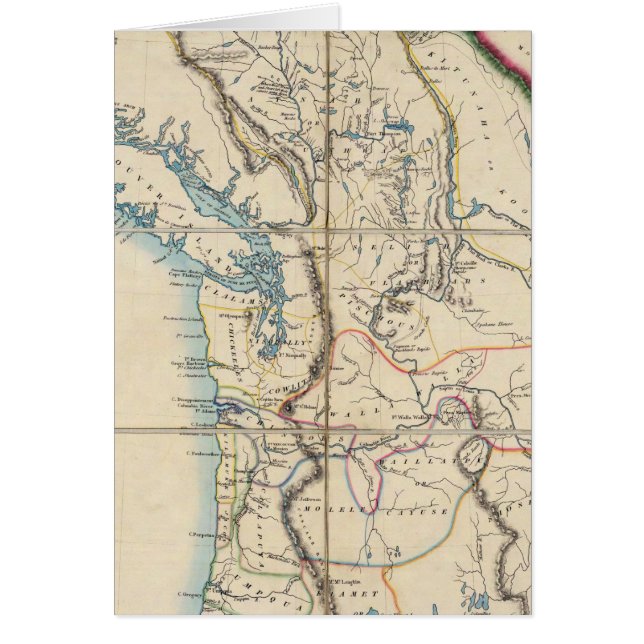 Karte des Gebiets Oregon 2 (Vorne)