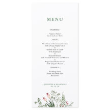 Karte des Greenery Watercolor Wedding Reception Me