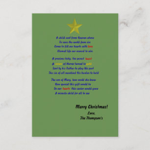 Karte des Himmels Kinderweihnachts