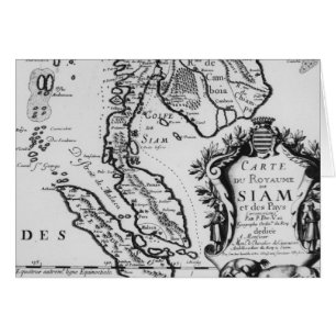 Karte des Königreiches von Siam