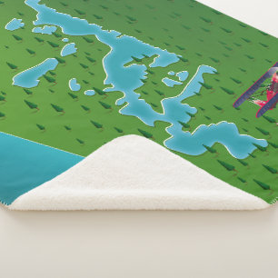 Karte des Lake Pape Lettland Sherpadecke