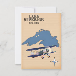 Karte des Lake Superior Nordamerika