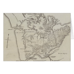 Karte des Landes zwischen Auckland u. Waikato