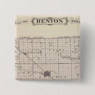 Karte des Landkreises Benton Button