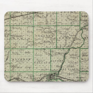 Karte des Landkreises La Salle Mousepad