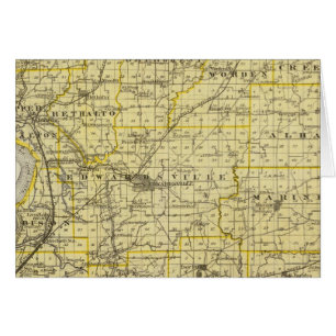 Karte des Landkreises Madison