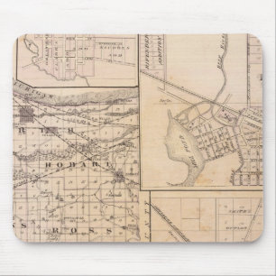 Karte des Landkreises mit Lowell Mousepad