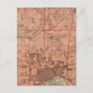 Karte des Landkreises Ramsey, Minnesota