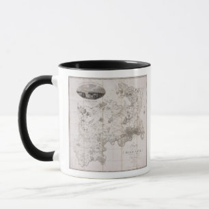 Karte des Landkreises von Middlesex, Tasse