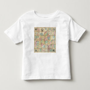Karte des Landkreises von Norfolk, Massachusetts Kleinkind T-shirt