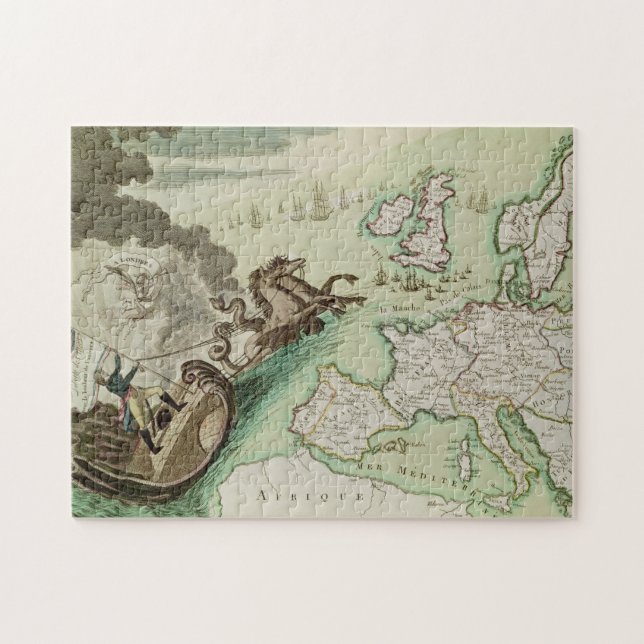 Karte des Marineangriffs auf England durch (Horizontal)