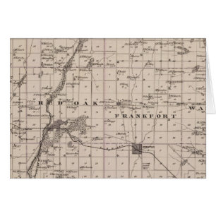 Karte des Montgomery Landkreises, Staat von Iowa