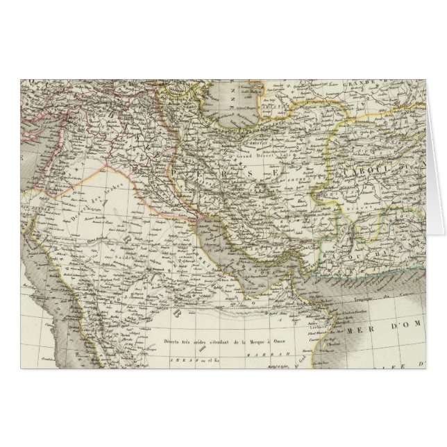 Karte des Nahen Ostens 2 (Vorderseite (Horizontal))