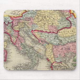 Karte des österreichischen Reiches Mousepad