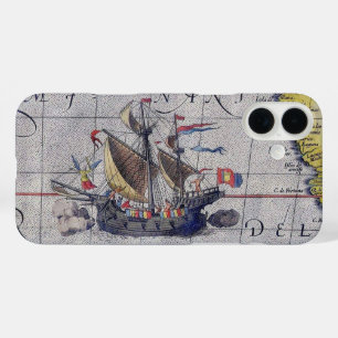Karte des Pazifischen Ozeans iPhone 16 Plus Hülle