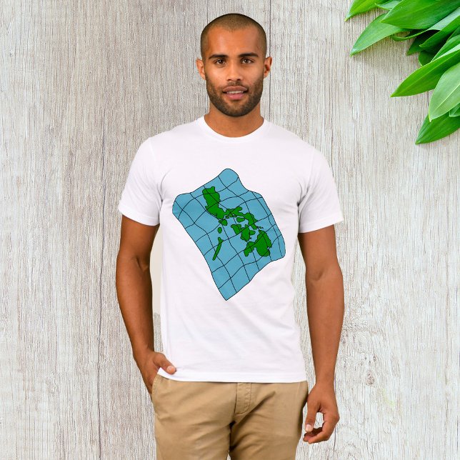 Karte des philippinischen Mens-T - Shirt (Von Creator hochgeladen)
