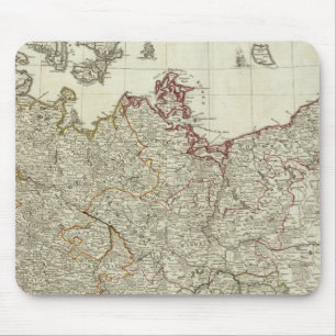 Karte des Reiches von Deutschland Nordteil Mousepad