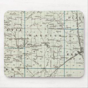 Karte des Saline-Landkreises Mousepad