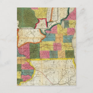 Karte des Siedlungsgebiets Wisconsin