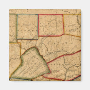 Karte des Staat Pennsylvania Magnet