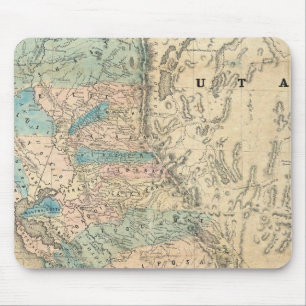 Karte des Staat von Kalifornien Mousepad