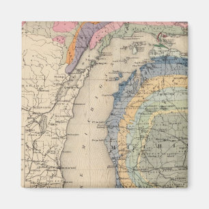 Karte des Staat von Michigan Magnet