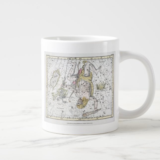 Karte des Sternbildes VIII Jumbo-Tasse (Rechts)