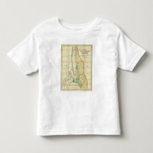Karte des Tales des Sacramentos Kleinkind T-shirt