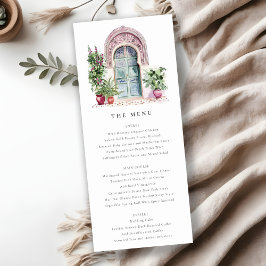 Karte des tropisch marokkanischen Doorway Wedding