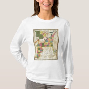 Karte des vereinbarten Wisconsin-Gebiets T-Shirt