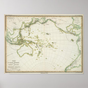 Karte des Volcano Girdle Poster