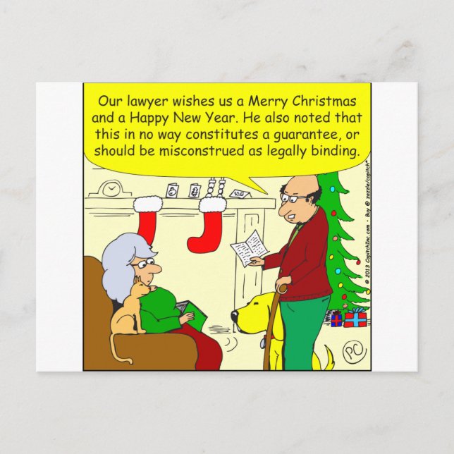 Karte des Weihnachten x08 von unserem Rechtsanwalt (Vorderseite)