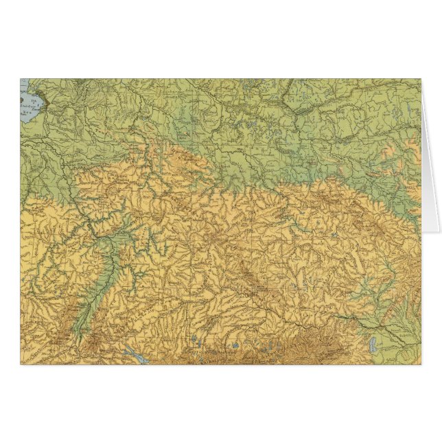 Karte Deutschlands (Vorderseite (Horizontal))