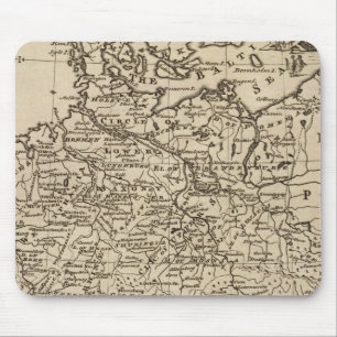 Karte Deutschlands Mousepad