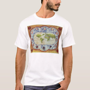 Karte, die Magellans Weltreise verfolgt T-Shirt